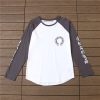 Neck Letters Horseshoe Long Sleeve T Shirt