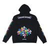 Chrome Hearts Script Multi Color Cemetery Cross Hoodie
