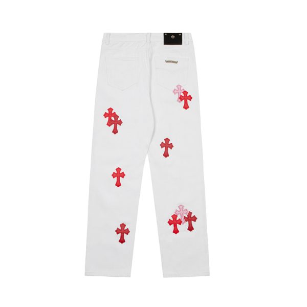 CH Red White Jeans