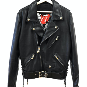 Chrome Hearts Lip And Tongue JJ Dean Biker Jacket