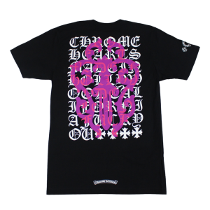 Chrome Hearts Eye Chart Pink Dagger T-shirt