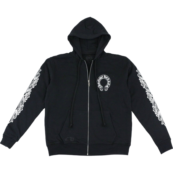 Chrome Hearts Floral Cross Sleeve Hoodie