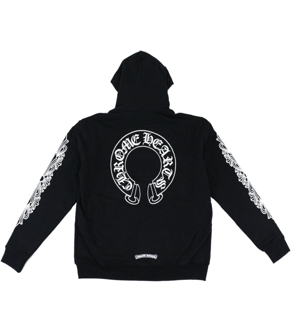 Chrome Hearts Floral Cross Sleeve Hoodie