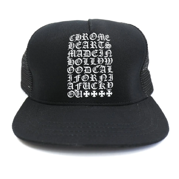 Chrome Hearts Eye Chart Made In Hollywood Trucker Hat