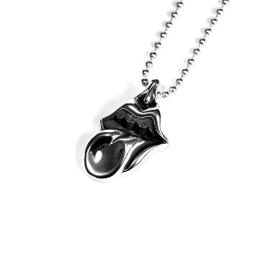 Chrome Hearts Rolling Stones Lip And Tongue Pendant