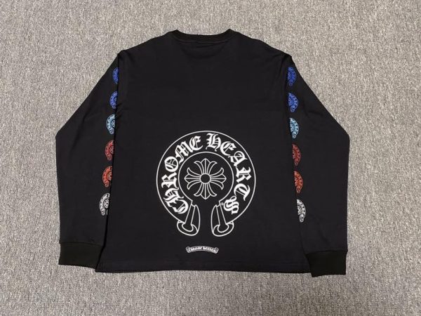 Chrome Hearts Horseshoe Long Sleeve T-shirt