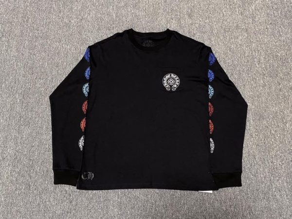Chrome Hearts Horseshoe Long Sleeve T-shirt