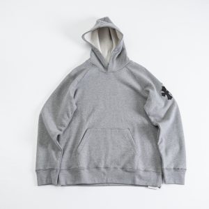 Chrome Hearts Paper Jam Cross Hoodie Heather Grey