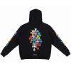 Chrome Hearts Multi Color Cross Cemetery Hoodie