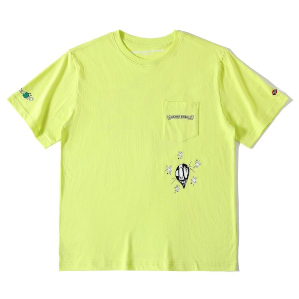 Chrome Hearts Matty Boy Link T-shirt Lime Green