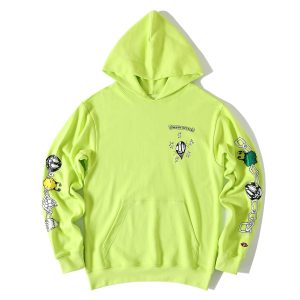 Chrome Hearts Matty Boy Link Hoodie Lime Green