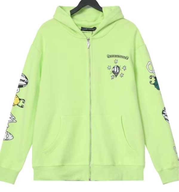 Chrome Hearts Matty Boy Link Hoodie Dark Green