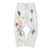 Chrome Hearts Multi Color Cross Patch Chino Pants White