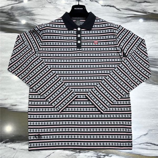 Chrome Hearts Matty Boy Teens From Mars Stripe Polo Sweater 'Multicolor'