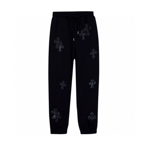 Chrome Hearts Ponyhair Multicross Sweatpants 'Black'