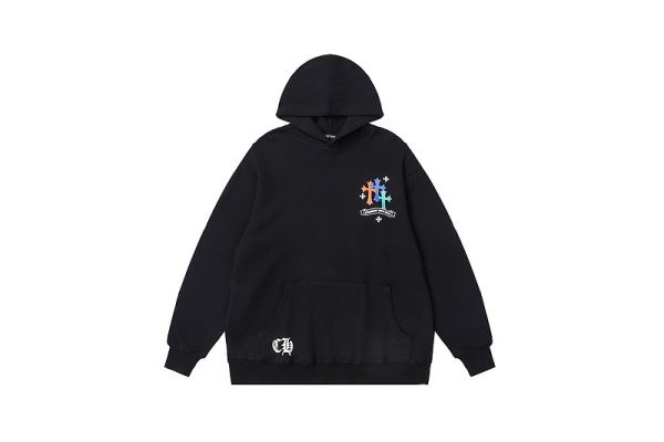 Chrome Hearts Rainbow Sunflower Hoodie [Black]
